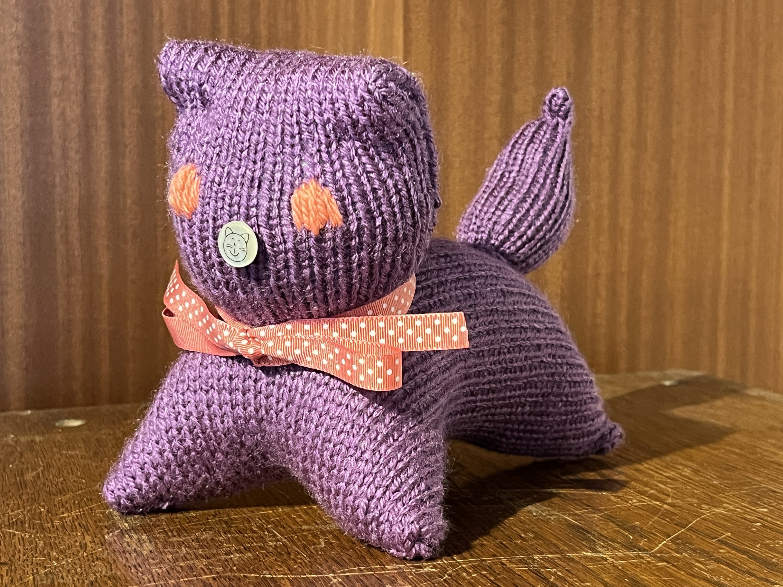 Chat en laine - Violette - CH 202