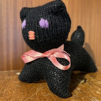 Chat en laine - Réglisse - CH 208