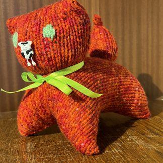 Chat en laine - Sac à puces - CH 218